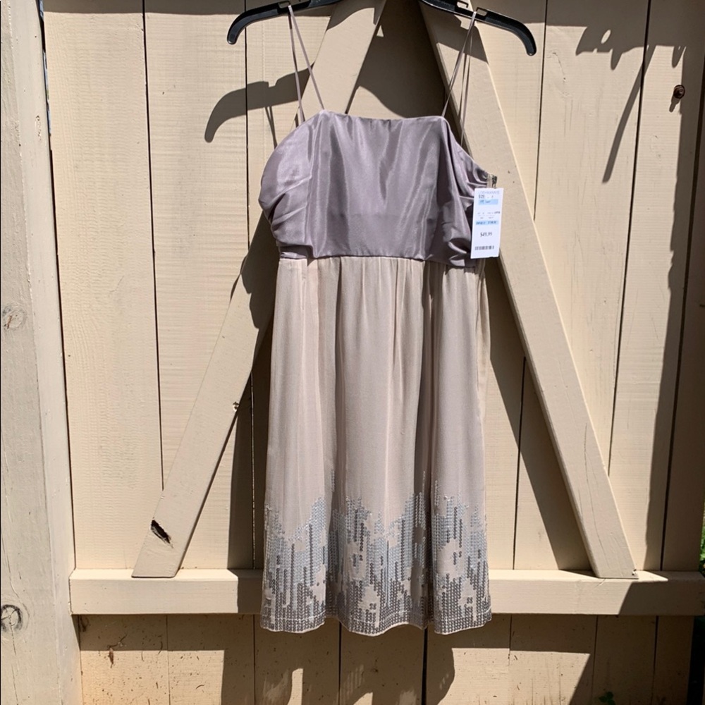 Spaghetti Strap Dress with Sequins